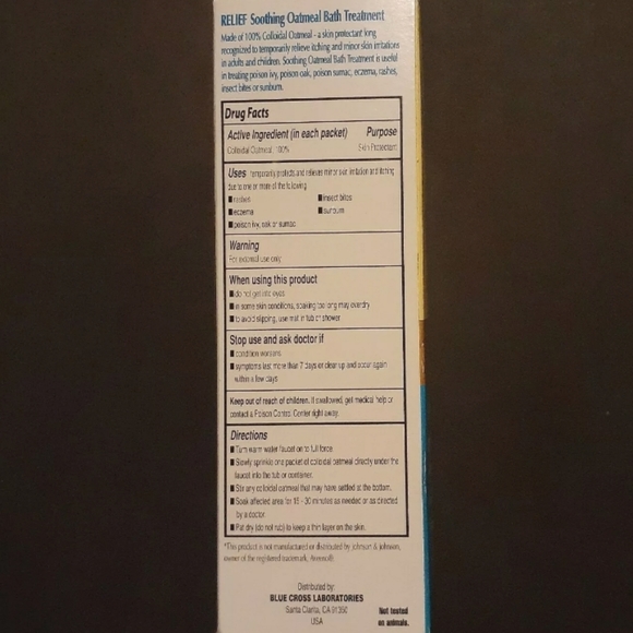 Relief Soothing Oatmeal Bath Treatment 5X Softer Skin 100% Natural Colloidal Oat - Picture 4 of 13